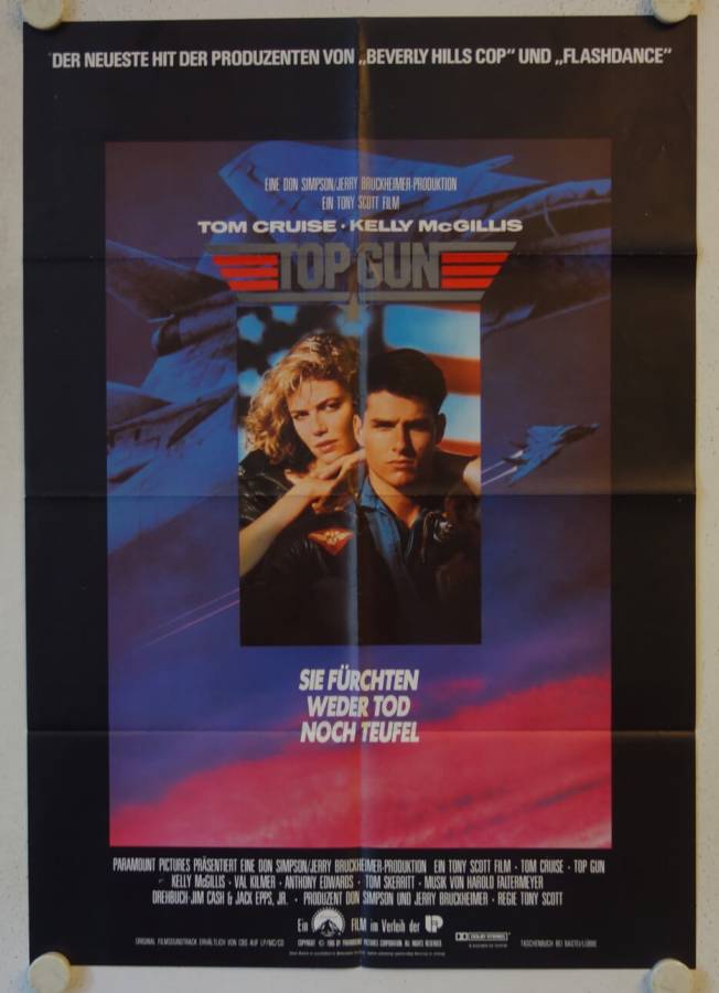 Top Gun - Sie fürchten weder Tod noch Teufel originales deutsches Filmplakat